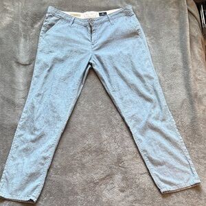 Ag Adriano Goldschmied chambray Cotton Pants